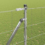 Recinzione in rete saldata con punte 25 x 1,6 m acciaio zincato