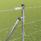 Recinzione in rete saldata zincata 25 x 1,6 m con pali