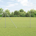 Recinzione in rete saldata zincata 25 x 1,6 m con pali