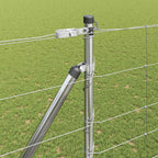 Recinzione in rete saldata zincata 25 x 1,6 m con pali
