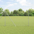 Recinzione in rete saldata zincata 25 x 1,6 m con pali