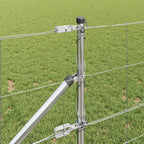 Recinzione in rete saldata zincata 50 x 0,8 m con punte