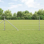 Recinzione in rete saldata zincata 50 x 0,8 m con punte
