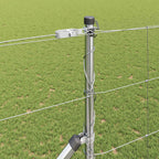 Recinzione in rete saldata zincata 50 x 1,4 m con pali