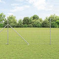 Recinzione in rete saldata zincata 50 x 1,5 m con pali