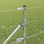 Recinzione in rete saldata zincata 100 x 0,8 m con pali