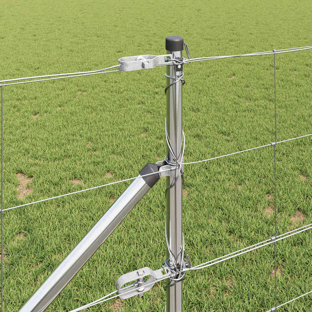 Recinzione in rete saldata 100 x 0,8 m acciaio zincato