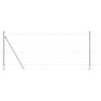 Recinzione Metallica Saldato con Base in Cemento 25 x 1 m