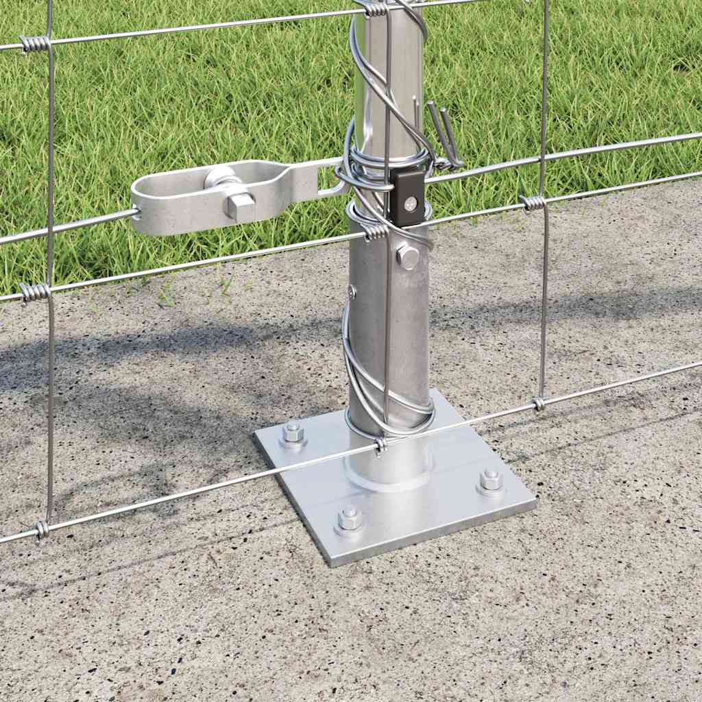 Recinzione Metallica Saldato con Base in Cemento 25 x 1 m