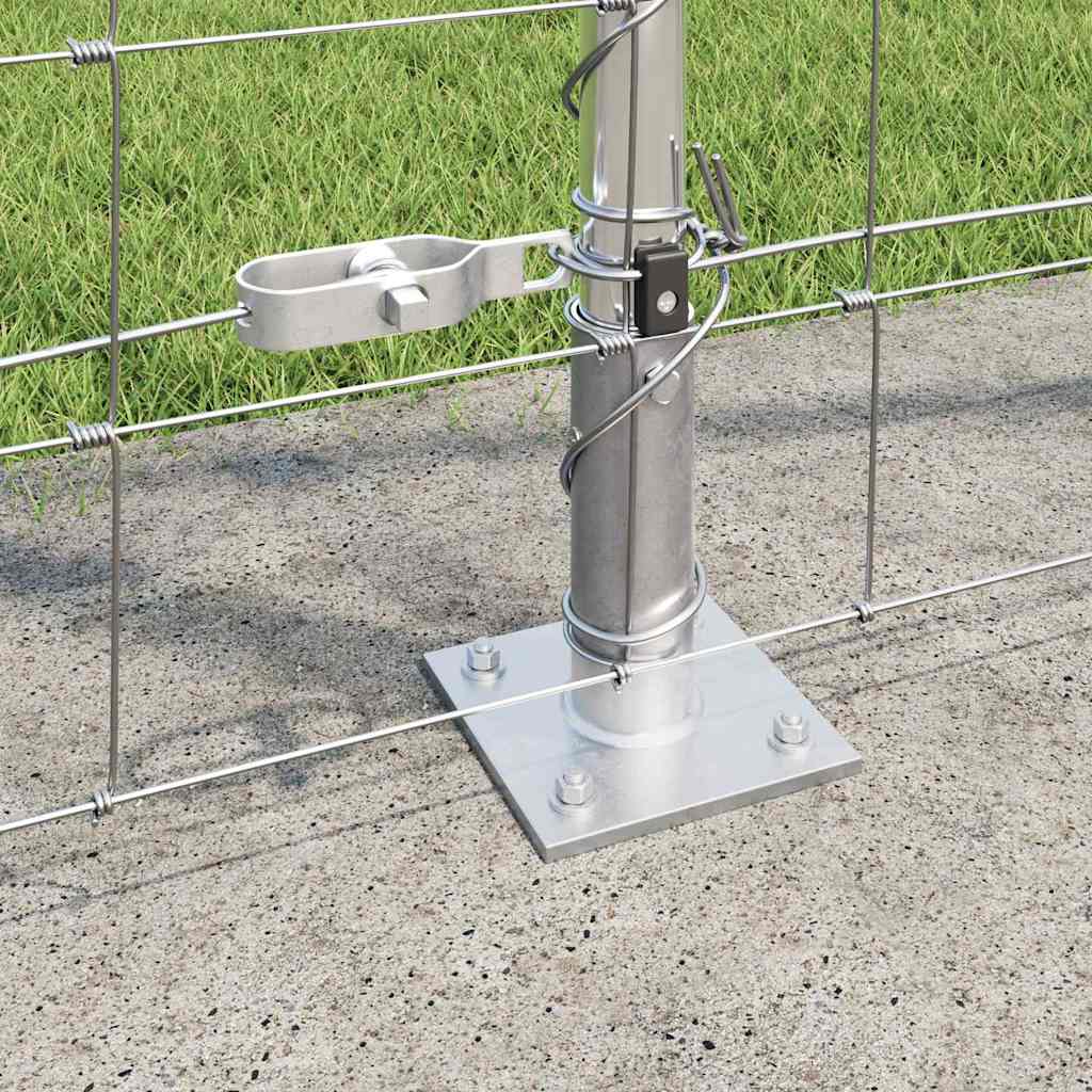 Recinzione Metallica Saldata con Base in Cemento - Acciaio Zincato 25 x 1,4 m