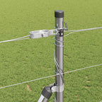 Recinzione Metallica Saldata con Pali e Base in Cemento 25 x 1,4 m