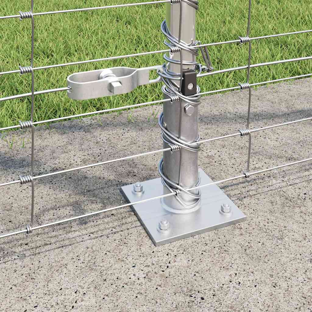 Recinzione Metallica Saldata con Base in Cemento 25 x 1,5 m