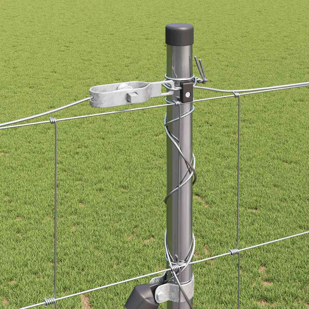 Recinzione Metallica Saldato con Base in Cemento 25 x 1,6 m