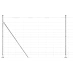 Recinzione Metallica Saldato con Base in Cemento 25 x 1,6 m - Acciaio Zincato