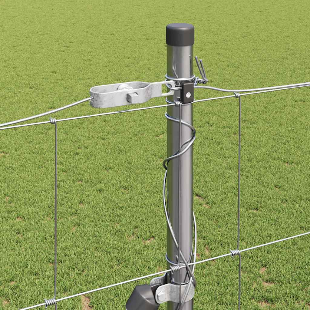Recinzione in Rete Saldato con Base in Cemento 25 x 1,6 m - Acciaio Zincato