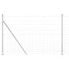 Recinzione in Rete Saldato con Base in Cemento 25 x 1,6 m - Acciaio Zincato