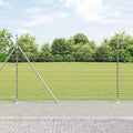 Recinzione Metallica Saldato con Base in Cemento 25 x 1,6 m