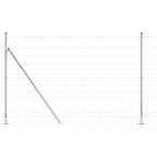 Recinzione Metallica Saldato con Base in Cemento 25 x 1,6 m