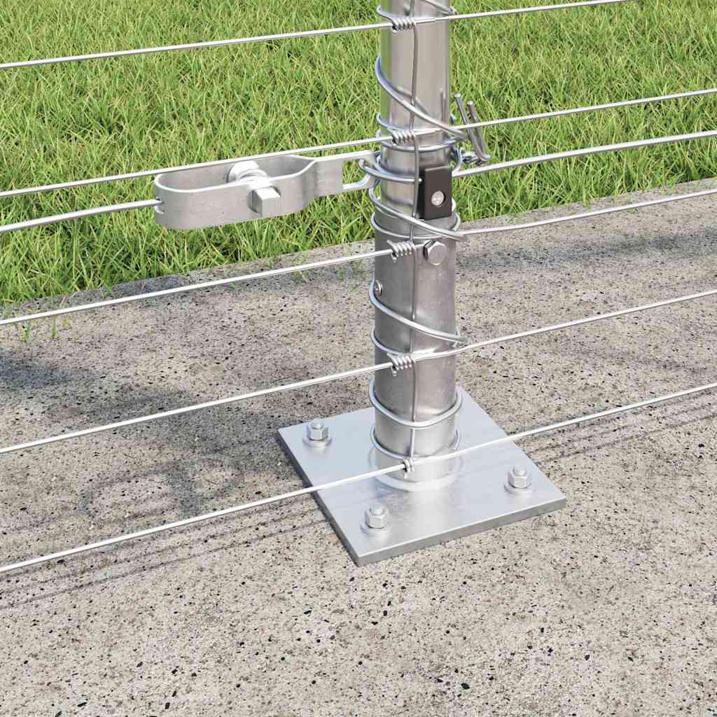 Recinzione Metallica Saldato con Base in Cemento 25 x 1,6 m