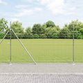 Recinzione Metallica Saldato con Base in Cemento 25 x 1,6 m