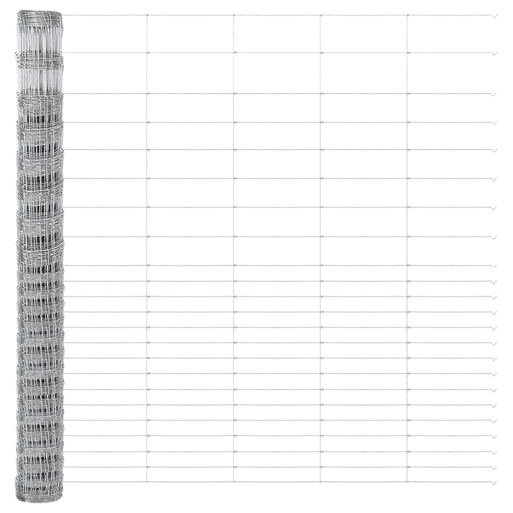 Recinzione Metallica Saldato con Base in Cemento 25 x 1,6 m