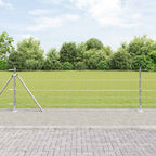 Recinzione Metallica Saldato con Base in Cemento 50 x 0,8 m