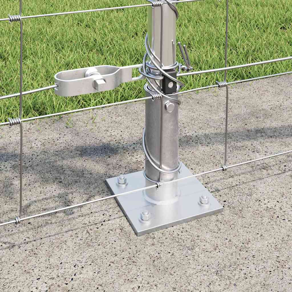 Recinzione Metallica Saldato con Base in Cemento 50 x 0,8 m