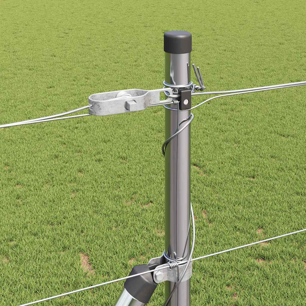 Recinzione Metallica Saldato con Base in Cemento 50 x 1,4 m