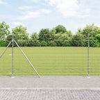 Recinzione Metallica Saldato con Base in Cemento 50 x 1,4 m