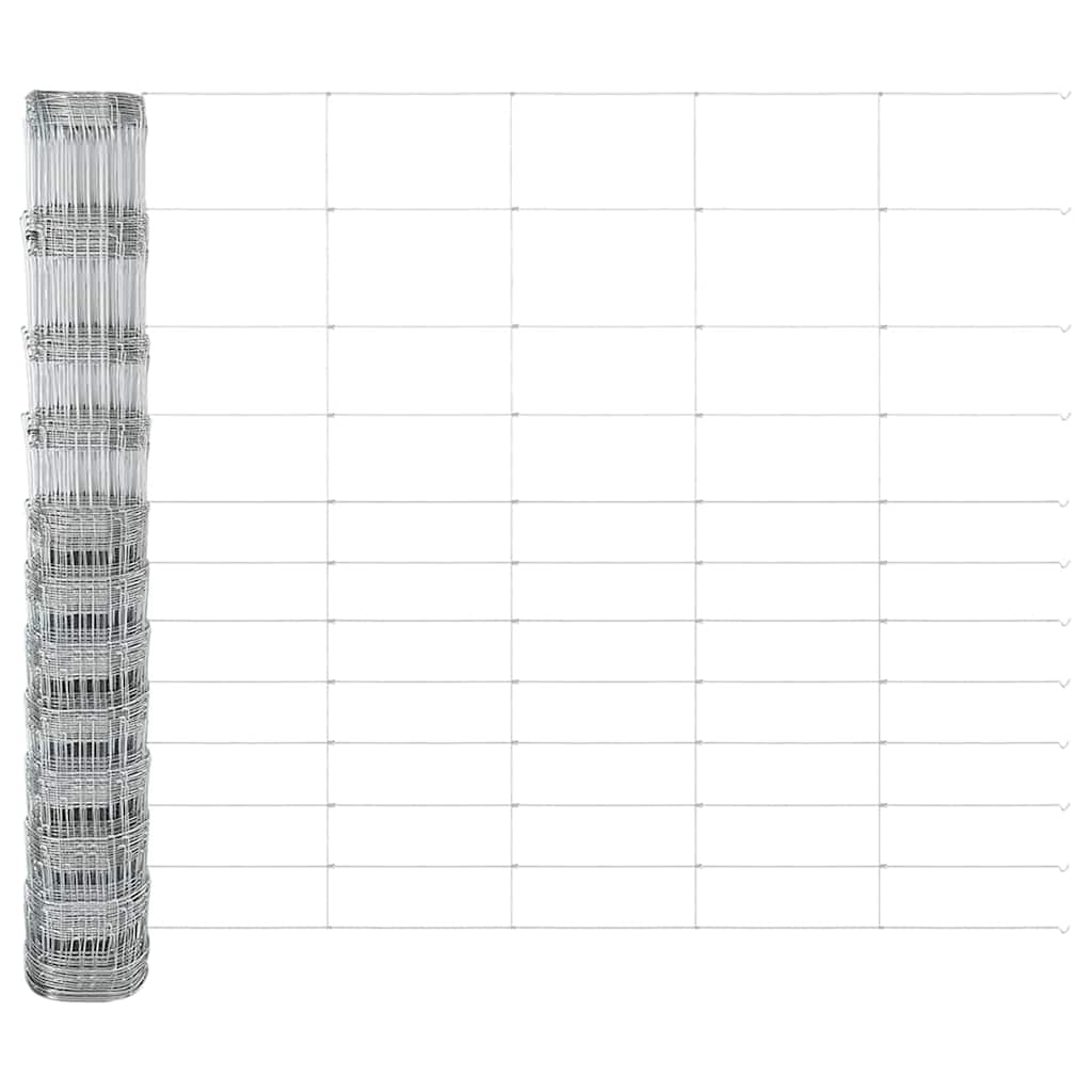 Recinzione Metallica Saldato con Base in Cemento 50 x 1,4 m