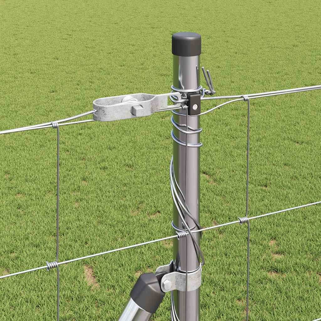 Recinzione Metallica Saldato con Base in Cemento 50 x 1,4 m