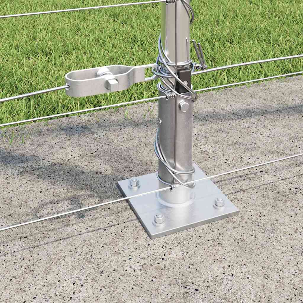 Recinzione Metallica Saldato con Base in Cemento 50 x 1,4 m