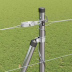 Recinzione Metallica Saldato con Base in Cemento 50 x 1,5 m