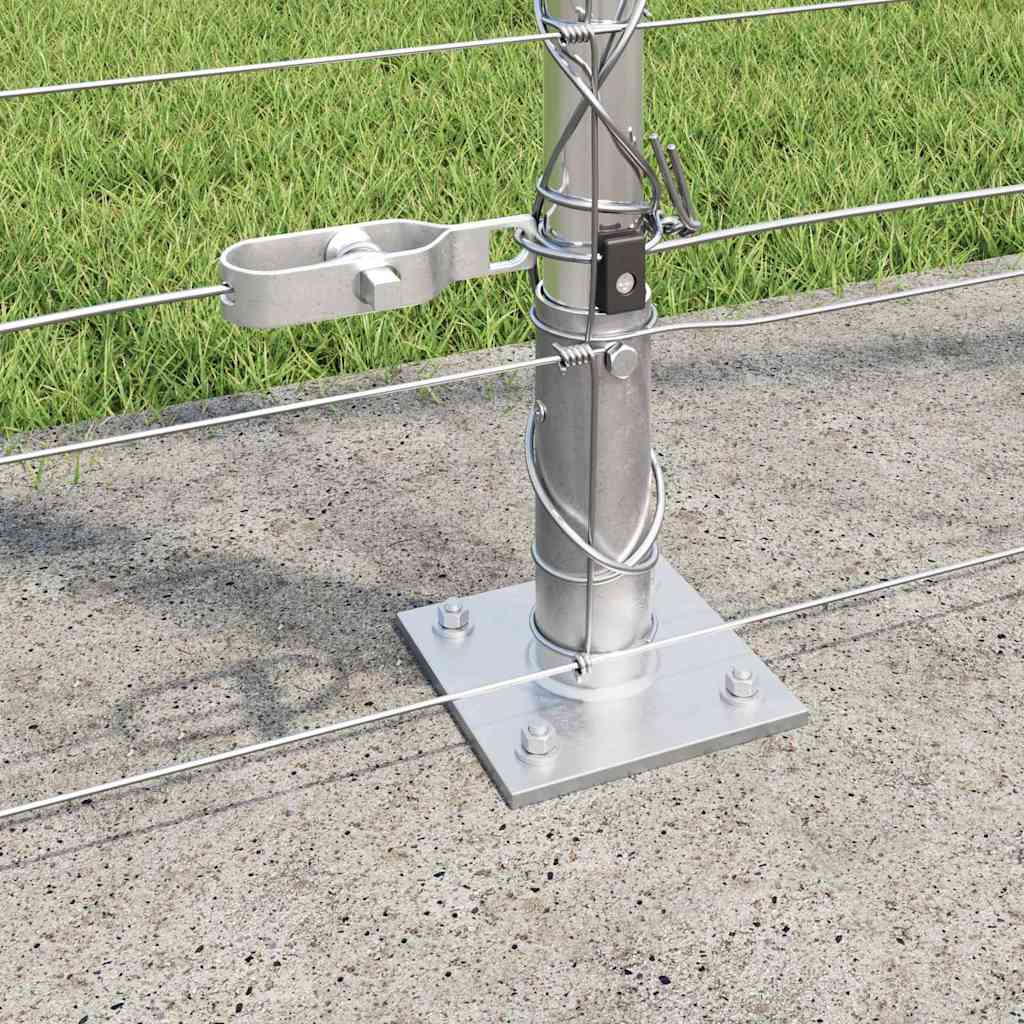 Recinzione Metallica Saldata con Base in Cemento 50 x 1,6 m