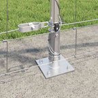Recinzione Metallica Saldato con Base in Cemento 100 x 0,8 m