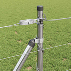 Recinzione Metallica Saldato con Base in Cemento 100x0,8 m - Acciaio Zincato