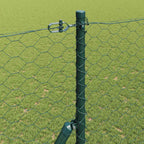 Recinzione metallica saldata in acciaio rivestito PVC - 10 x 1,6 m con pilastri di fissaggio