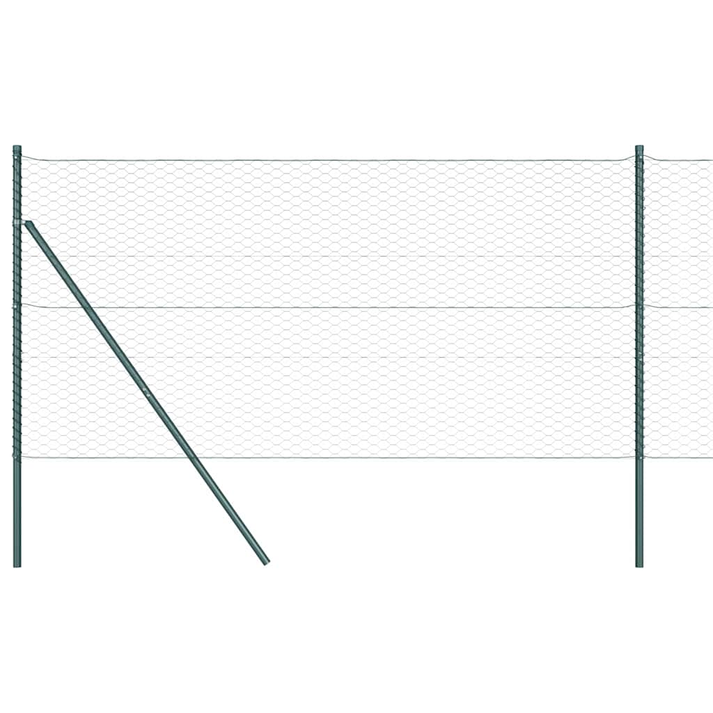 Recinzione metallica saldata in acciaio rivestito PVC - 25 x 1,4 m