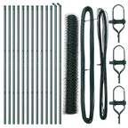 Recinzione metallica saldata in acciaio rivestito PVC - 25 x 1,4 m
