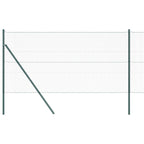 Recinzione metallica saldata 50 x 1,2 m con pilastri - Acciaio rivestito PVC verde