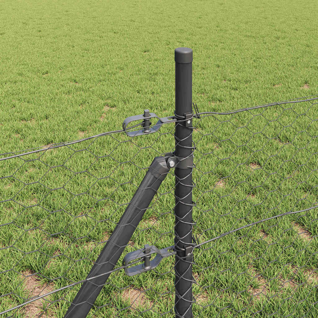 Recinzione metallica saldata per fissaggio a terra 10 x 0,5 m