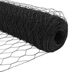 Recinzione metallica saldata 10x0,8 m con pilastri in acciaio rivestito PVC - Grigio