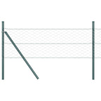 Recinzione metallica saldata per fissaggio a terra 100 x 0,5 m - Acciaio rivestito PVC grigio
