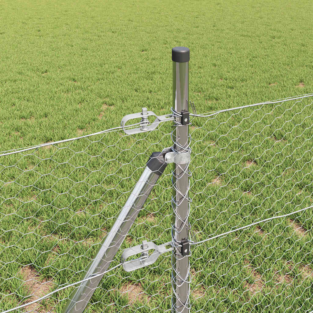 Recinzione metallica saldata per fissaggio a terra 50 x 0,4 m