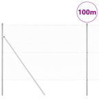 Recinzione metallica saldata 100 x 1,6 m con pilastri - Acciaio zincato