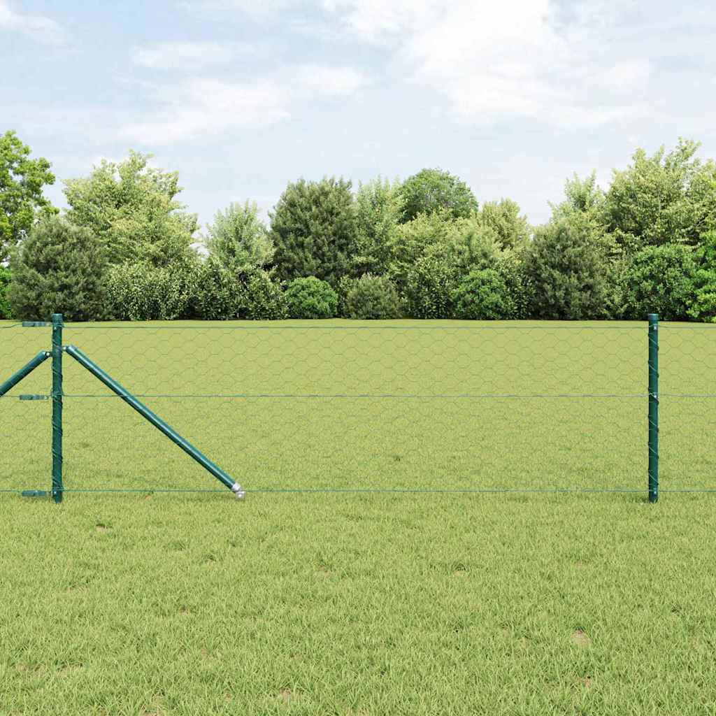 Recinzione in rete saldata con punte 10 x 0,6 m