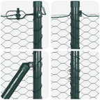Recinzione in rete saldata con punte 10 x 1,5 m