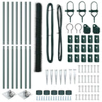 Recinzione in rete saldata con punte 10 x 1,6 m