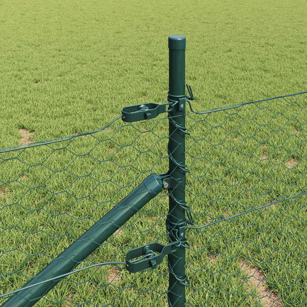Recinzione in rete saldata con punte 25 x 0,4 m