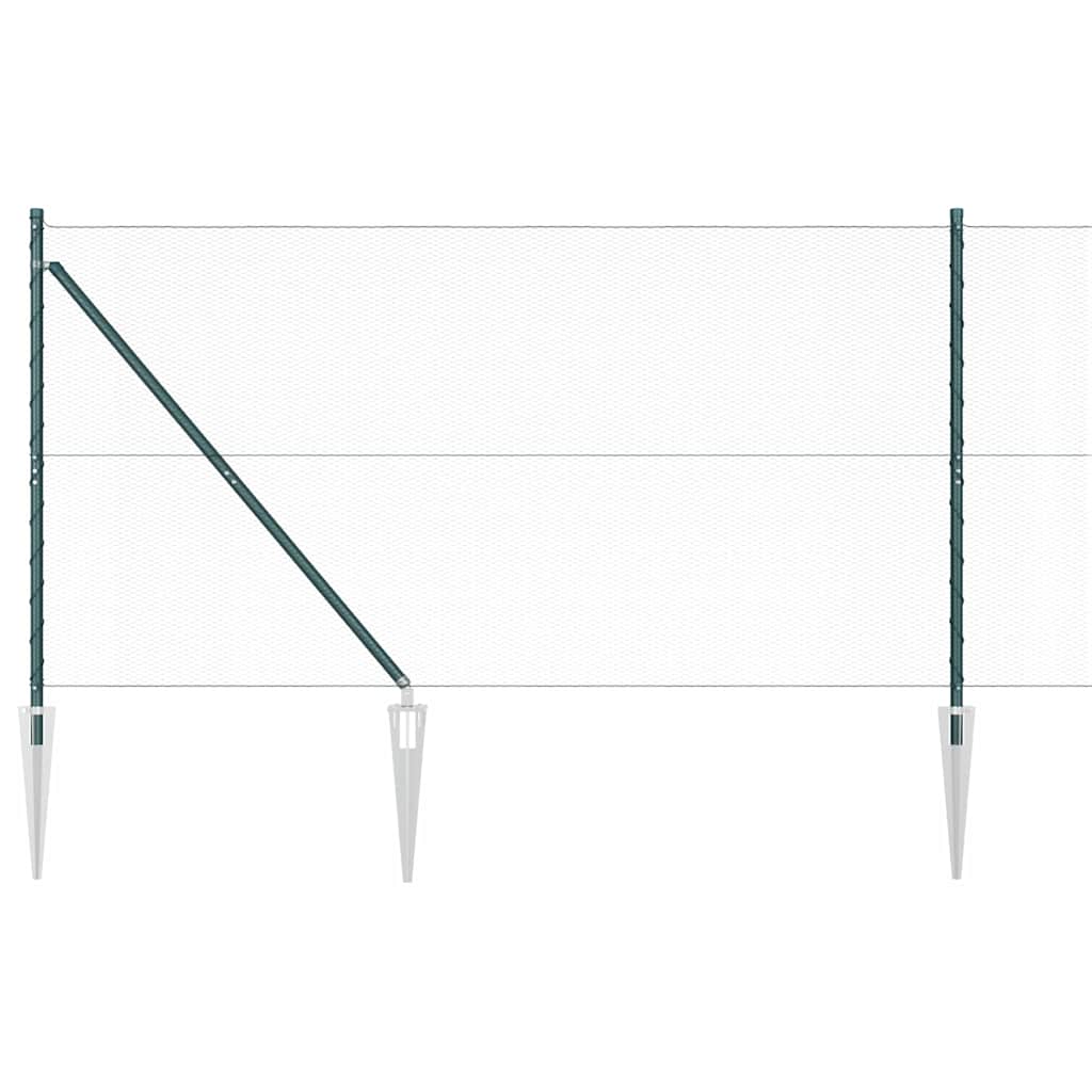 Recinzione in rete saldata con punte 25 x 1,2 m